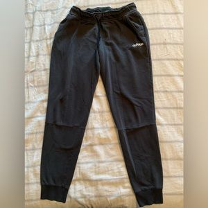 Adidas black women’s joggers- size small